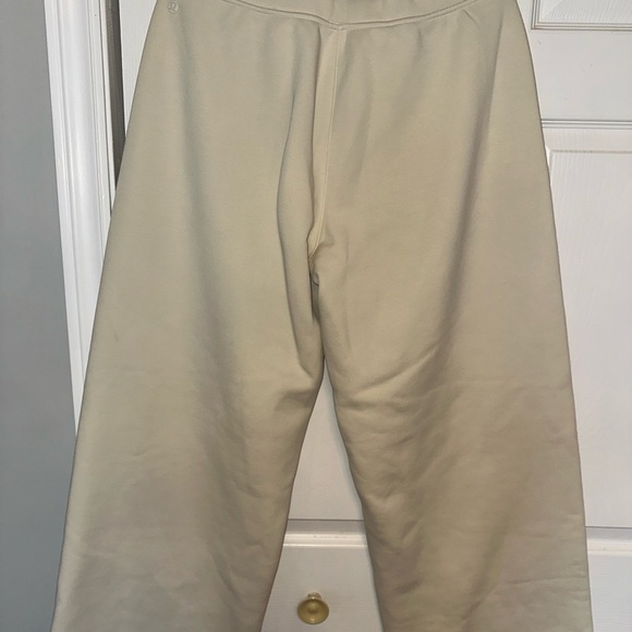 Lululemon Cream Big Cozy Wide-Leg Pants - Picture 3 of 4